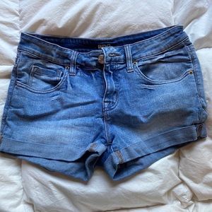 Urban Outfitters BDG Mid Rise Shortie Distressed Wash Shorts